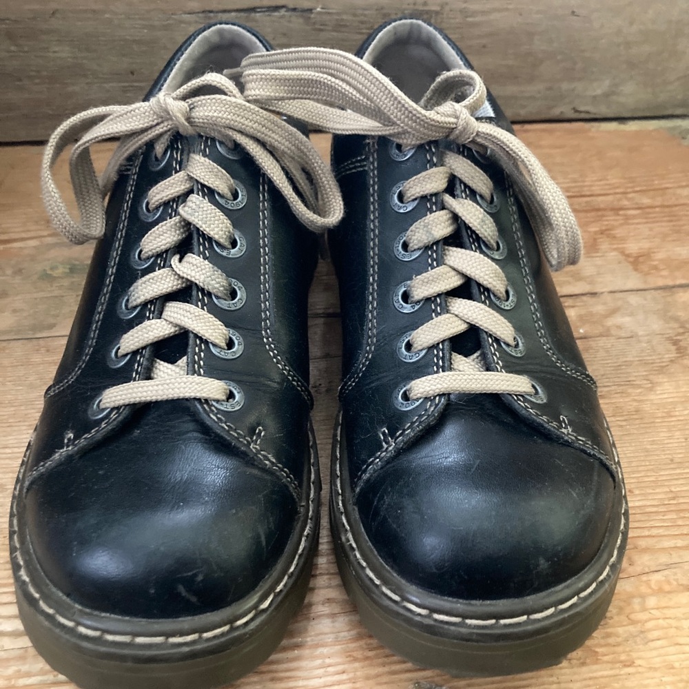 CAT CATERPILLAR LEATHER WORK SHOES SZ 9 OXFORD 71271 MORGAN